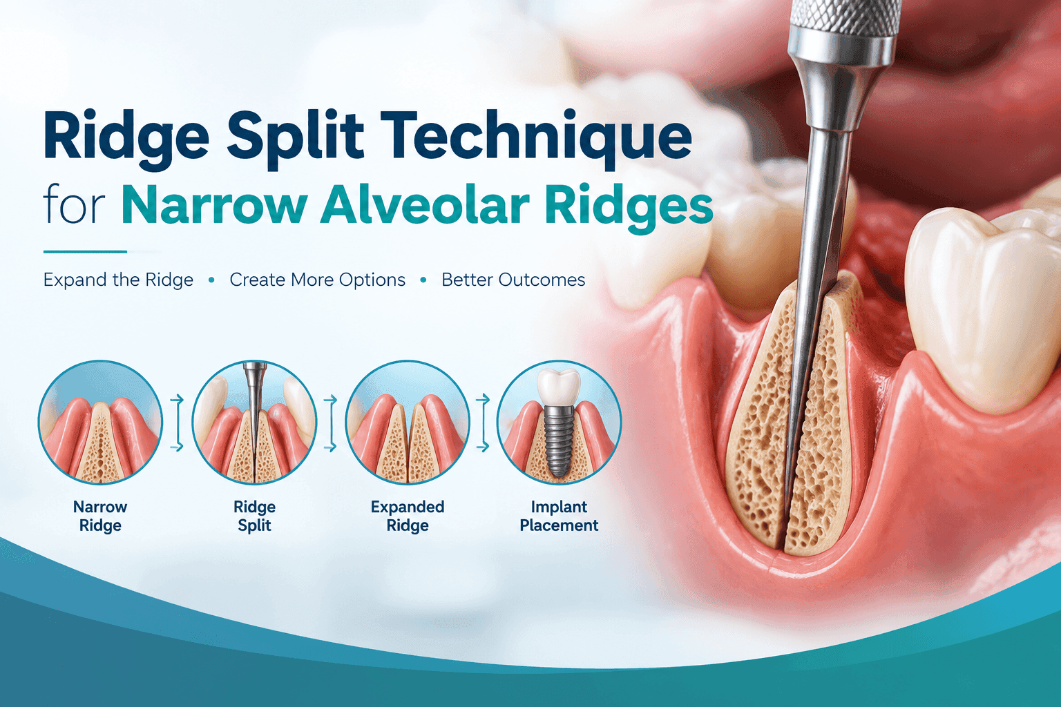 Ridge Split Technique for Narrow Alveolar Ridges