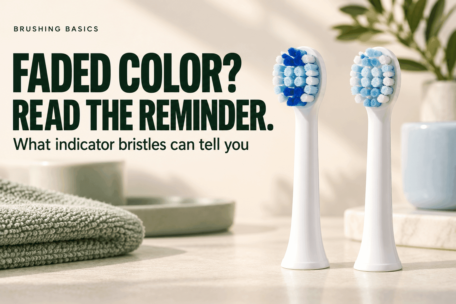 What Do Fading Toothbrush Bristles Actually Tell You?