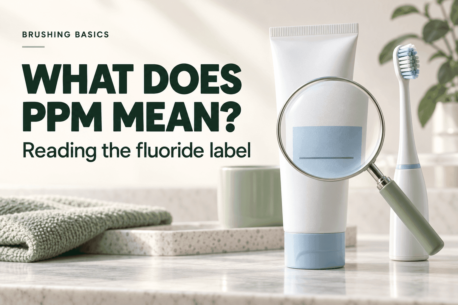 What Does Fluoride PPM Mean on Your Toothpaste?